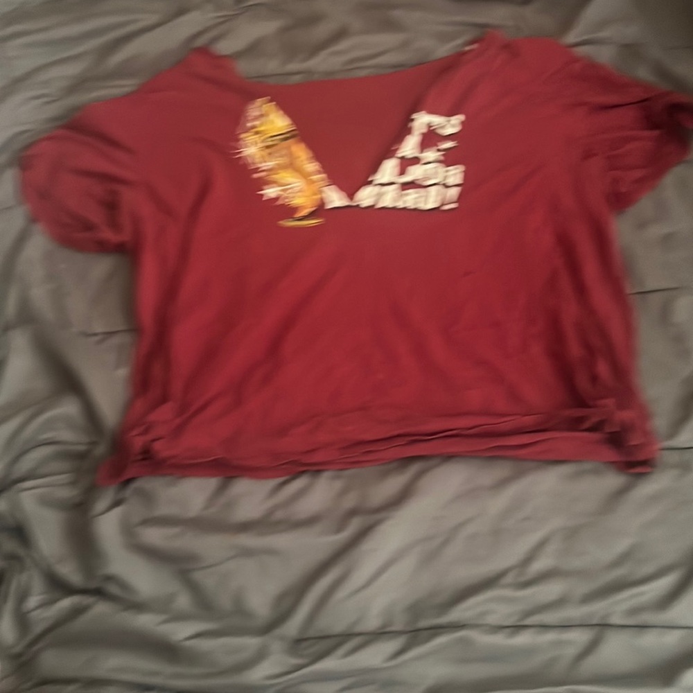 Graphic red tee